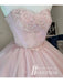 Sweetheart Sequins Beaded Appliques Floor-Length Tulle A-line Quinceanera Dresses QD017