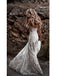 Fashionable Lace Sweetheart Neckline Chapel Train Mermaid Wedding Dresses WD121