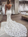 Unique Lace Wedding Dresses Mermaid Long Bridal Gowns WD230