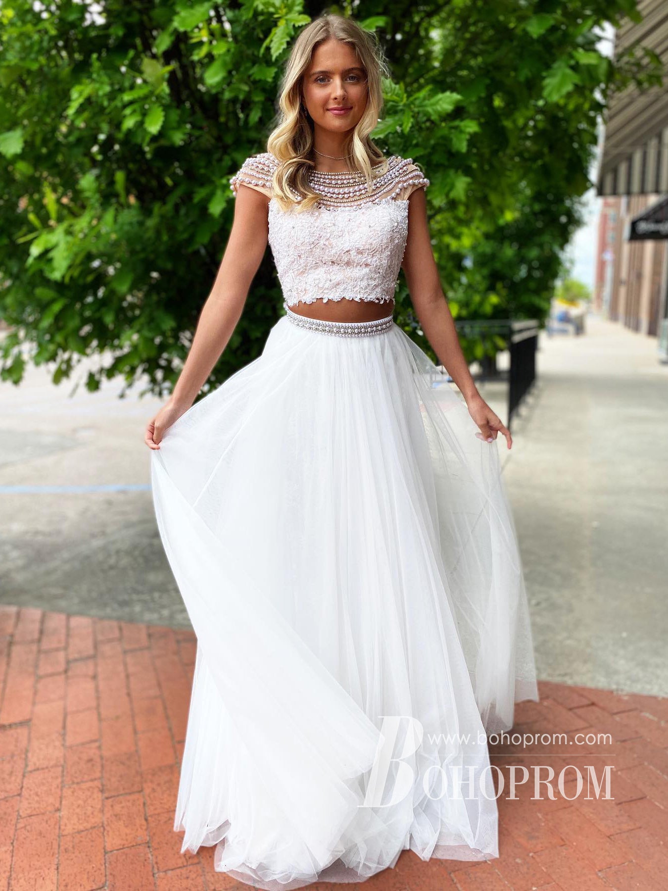 23 Absolutely Stunning Two-Piece / Crop Top Wedding Dresses for