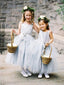 Eye-catching Tulle Scoop Neckline Ankle-length Ball Gown Flower Girl Dresses FD019