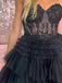 $139.99 Strapless Sweetheart Neck Layered Tulle Homecoming Dress Short Prom Dress PD2984