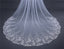 Brilliant Sequined White Wedding Veil Tulle Appliqued Veil WV003