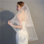 Simple Tulle & Net Wedding Veil With Double Layers WV007