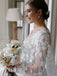 $268.99 Floral Appliqued Sweetheart Neck Sheath Wedding Dress with Cape WD1908