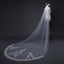 Shining Appliques Veil Long Tulle Sequined Wedding Veil WV008