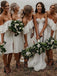 Marvelous Satin Off-the -shoulder Sheath Bridesmaid Dresses BD113