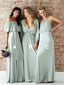 3 Types A-line Bridesmaid Dresses Long Chiffon Party Gowns BD145