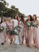 Amazing Multiple Types A-line Bridesmaid Dresses Long Chiffon Party Gowns BD165