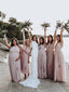 Amazing Multiple Types A-line Bridesmaid Dresses Long Chiffon Party Gowns BD165