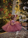 Modern Tulle & Satin Knee-length Bead Ball Gown Flower Girl Dresses FD098