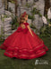 Shimmering Beaded Tulle Jewel Neckline Ball Gown Flower Girl Dresses FD101