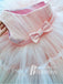 Modern Tulle & Satin One-shoulder A-line Bowknot Flower Girl Dresses FD105