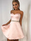 Wonderful Satin Sweetheart Neckline A-line Homecoming Dresses HD297