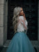 Beautiful 2 pieces Longsleeves Tulle A-line Homecoming Dresses  HD335