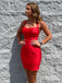 Unique Sheath Homecoming Dresses Satin Short Prom Gowns HD451