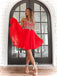 Delicate Chiffon Strapless A-line Homecoming Dresses With Appliques HD468