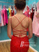Charming Lace Sheath Homecoming Dresses Short Backless Party Gowns HD498