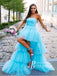 Fabulous Sweetheart Neckline High-low Tulle A-line Prom Dress PD180