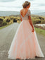 Sparkly Chiffon Bateau neckline Short Sleeves A-line Prom Dresses With Rhinestones PD213