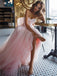 Fashionable Satin & Tulle Sweetheart Sweep Train A-line Prom Gowns PD301