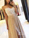 Attractive Chiffon Appliques A-line Prom Dresses Spaghetti Straps Dresses PD317