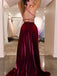 Unique Taffeta A-line Prom Dresses Spaghetti Straps Gowns PD331