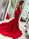 Marvelous Satin Prom Dresses Mermaid Sweetheart Gowns With Chapel Train PD339