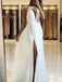 Unique Jewel Chiffon Prom Dresses A-line Appliqued Gowns PD351