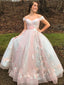 Elegant Beaded Appliqued Sweetheart Off-the-shoulder A-line Prom Gowns PD360