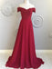 Appliqued A-line Prom Dresses Long Chiffon Evening Gowns PD389