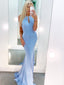 Sexy Jewel Chiffon Prom Dresses Mermaid Evening Gowns With Rhinestones PD417