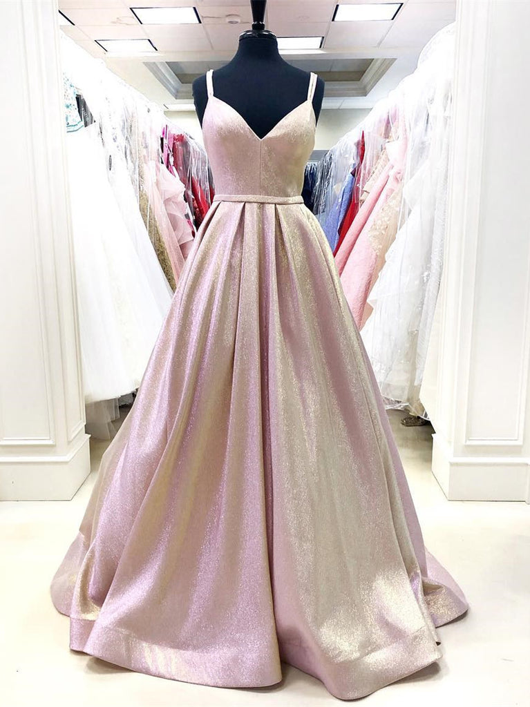 Modern Taffeta A-line Prom Dresses Long Evening Gowns PD426