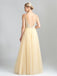 Beaded Tulle Prom Dresses A-line Sequined Evening Gowns PD473