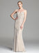 Shining Tulle Sheath Evening Dresses With Beads PD475