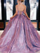 Shining Sweetheart A-line Prom Dresses With Sequins PD483