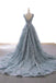 Elegant Lace Prom Dresses A-line Long Evening Gowns PD487