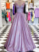 Spaghetti Straps A-line Prom Dresses Long Sequined Gowns PD489