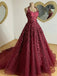 Fabulous A-line Halter Chapel Train Tulle Beaded Appliqued Prom Dresses PD515