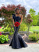 Trumpet/Mermaid Asymmetric Sweep Train Satin Simple Prom Dresses 553