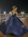 Delicate Scoop Satin Sweep Train Prom Dresses With Appliques PD585