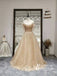 Sparking Bead Lace Off-the-shoulder Neckline A-line Prom Dresses PD622