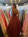 Elegant Tulle & Satin Strapless Neckline A-line Prom Dresses With Belt PD628