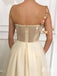 Glamorous Flower Appliques One-shoulder Tulle A-line Evening Dresses Prom Dress PD632