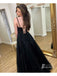 Charming Spaghetti Straps Appliques A-line Prom Dress Tulle Evening Gowns PD641