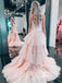 Charming Tulle Spaghetti Strap Prom Dresses A-line Tiered Evening Gowns PD662