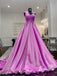 Elegant Organza One-shoulder Ball Gown Prom Dresses With Rhinestones PD663