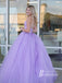 Morden Sweetheart Ball Gown Prom Dresses Satin & Tulle Simple Evening Gowns PD700