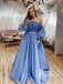 Amazing Off-the-shoulder Long Sleeves A-line Organza Prom Dresses PD722