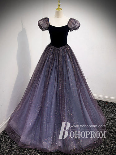 Dreamy Shining Lace & Tulle Prom Dress A-line Long Princess Dress PD735